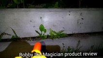 Bug asault fly exterminator review, shooting 2 garden flies at night