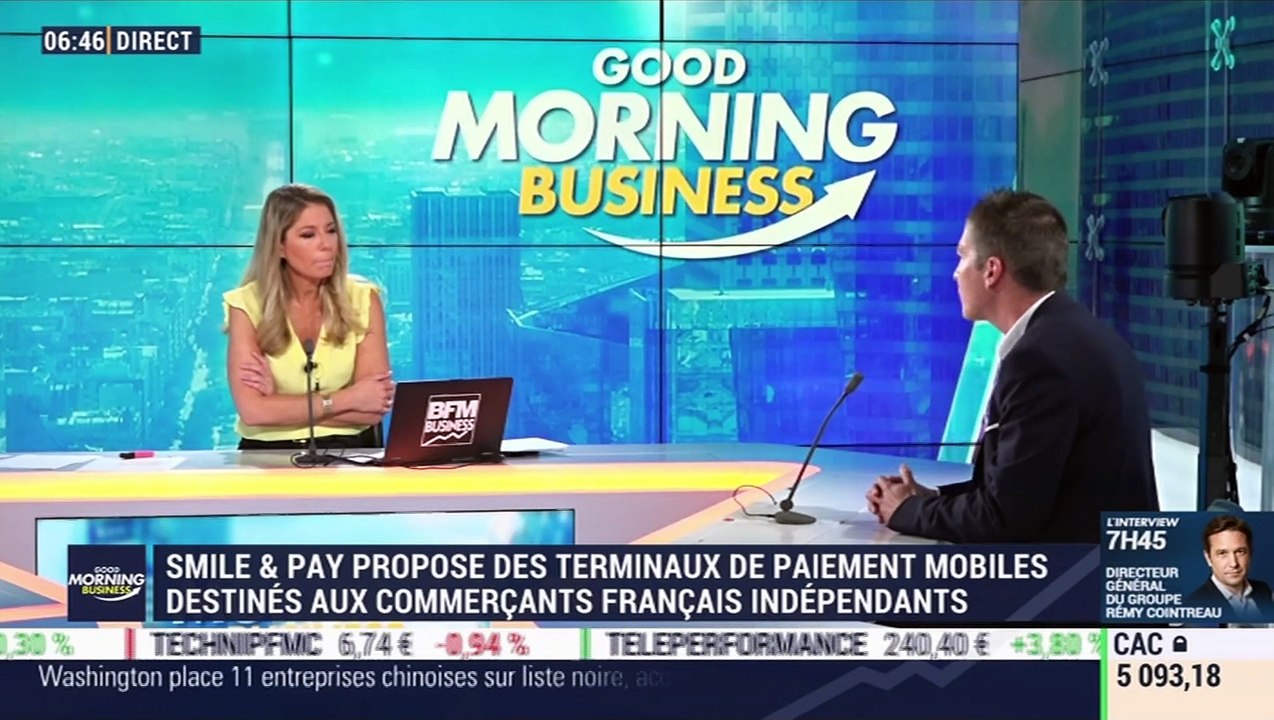 Nicolas de Labarre (Smile&Pay) : Smile&Pay propose des terminaux de paiement mobiles destinés aux commerçants français indépendants - 21/07