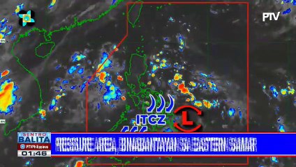 PTV INFO WEATHER: Low pressure area, binabantayan sa Eastern Samar
