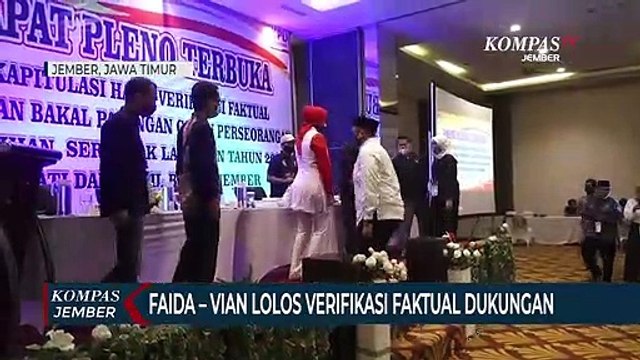 Faida Vian Lolos Verifikasi Calon Perseorangan di Pilkada Jember 2020