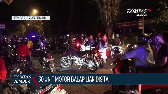 Bubarkan Balap Liar, Polisi Nyaris Ditabrak