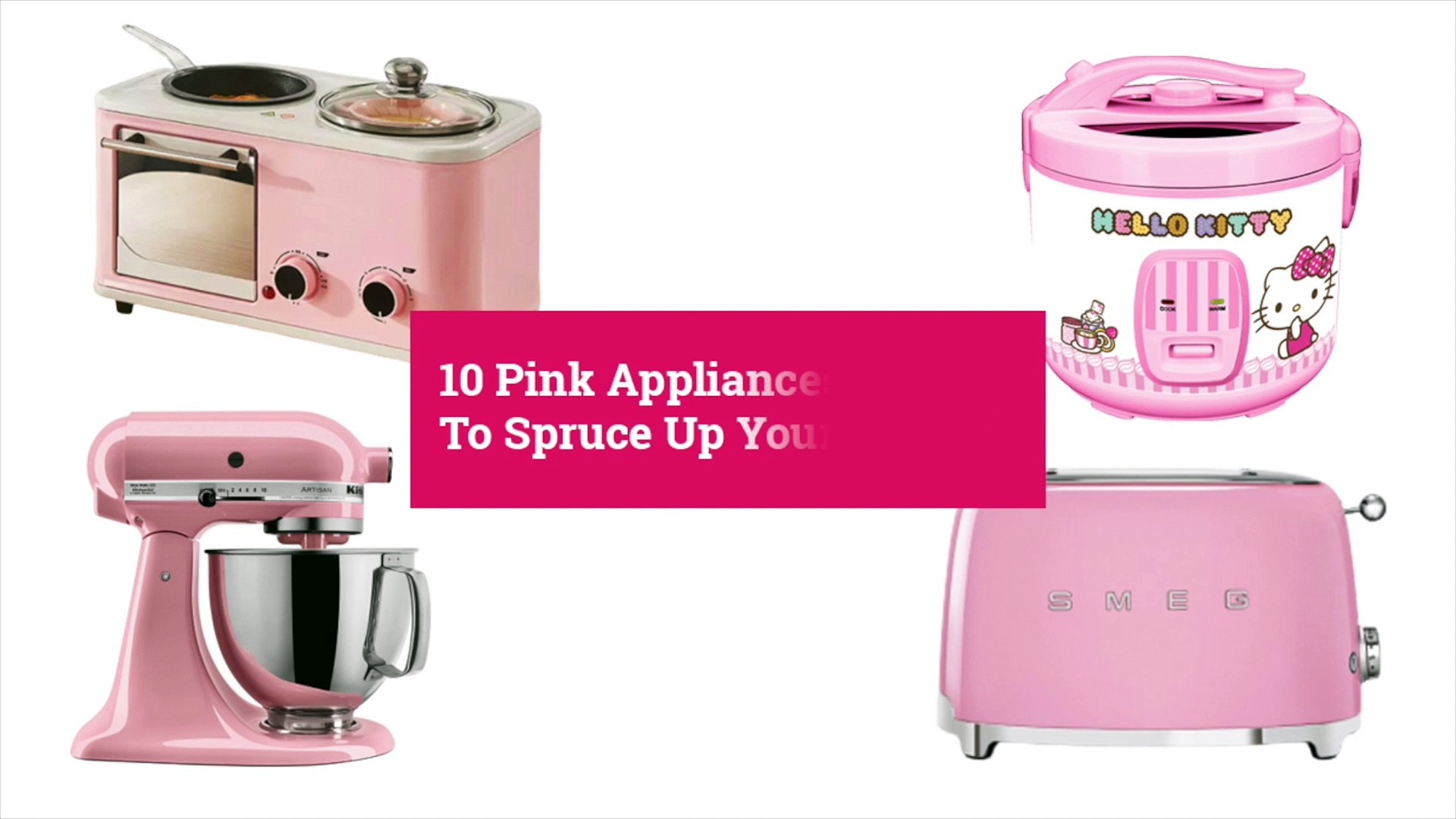 10 Pink Kitchen Appliances To Spruce Up Your Kitchen