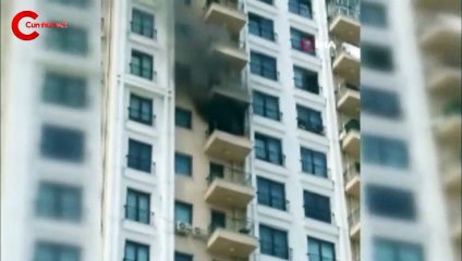 Esenler’de dehşet anları: Klima bomba gibi patladı