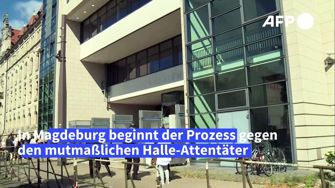 Prozess gegen mutmaßlichen Halle-Attentäter Stephan B. beginnt
