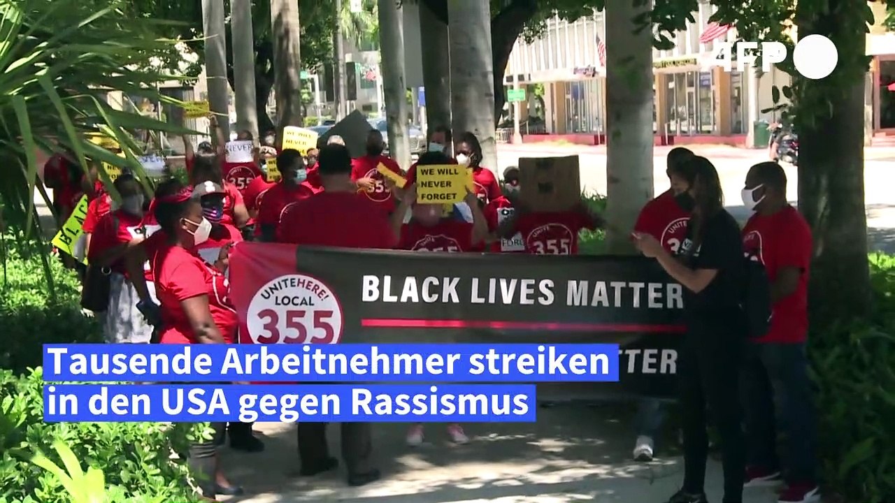 Tausende US-Arbeitnehmer im Streik gegen Rassismus
