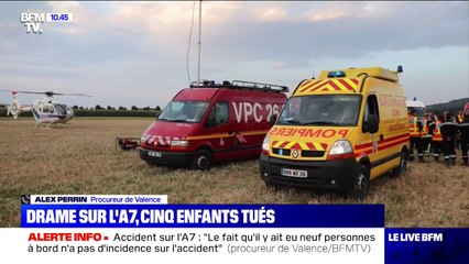 Download Video: Accident sur l'A7: le procureur de Valence évoque 