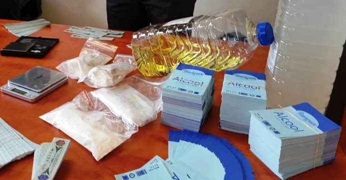 Torremaggiore (FG) - Alcol di contrabbando, sequestrato deposito (21.07.20)