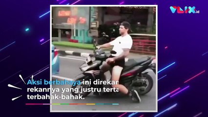 Bule Asal-asalan di Jalanan Bali, Mana Pak Polisi?