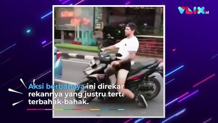 Bule Asal-asalan di Jalanan Bali, Mana Pak Polisi?