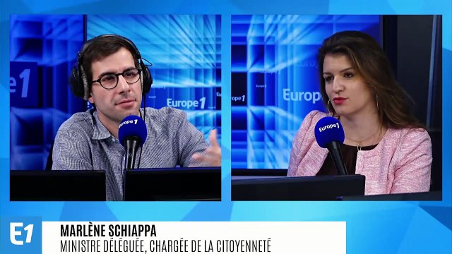 EXTRAIT - Il y aurait une très légère baisse du nombre de féminicides depuis le début de l'année , selon Marlène Schiappa