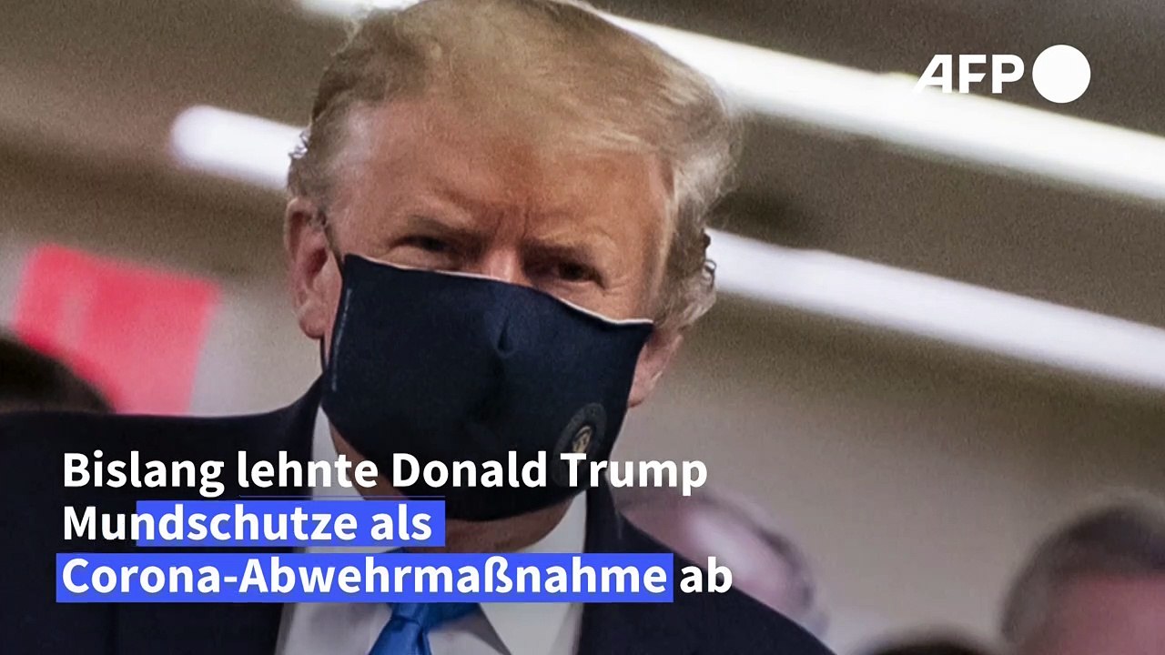 Sinneswandel bei Trump: Tragen von Masken 'patriotisch'