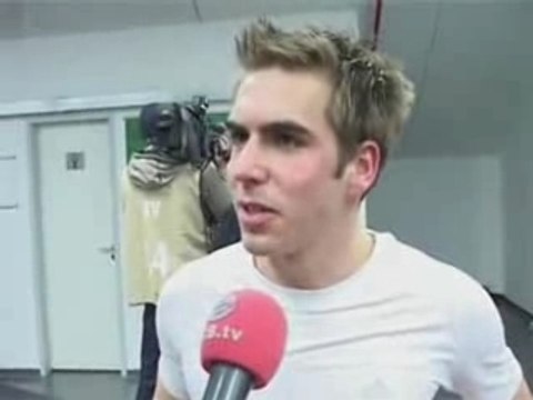 Philipp Lahm interview after match Bayern Munich vs Hannover