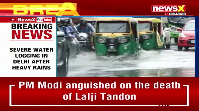 Delhi Receives Heavy Rainfall | Roads Waterlogged | NewsX