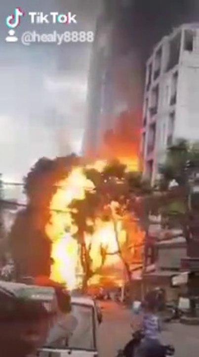 Gas fight ផ្ទុះ ធុងហ្គាល