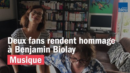 Deux fans de Benjamin Biolay lui rendent hommage