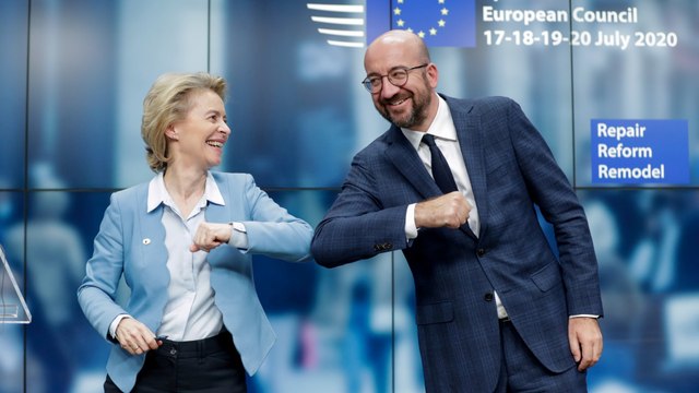 EU leaders agree on $860bn joint-debt economic relief package