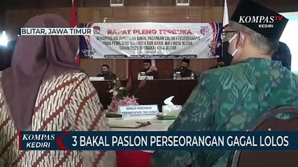 3 Bakal Paslon Perseorangan Gagal Lolos Tahapan Awal Pilkada