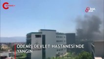 Ödemiş Devlet Hastanesi'nde yangın