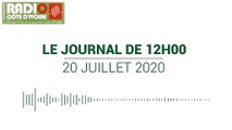 Le journal de 12 heures du 20 juillet 2020 [Radio Côte d'Ivoire]