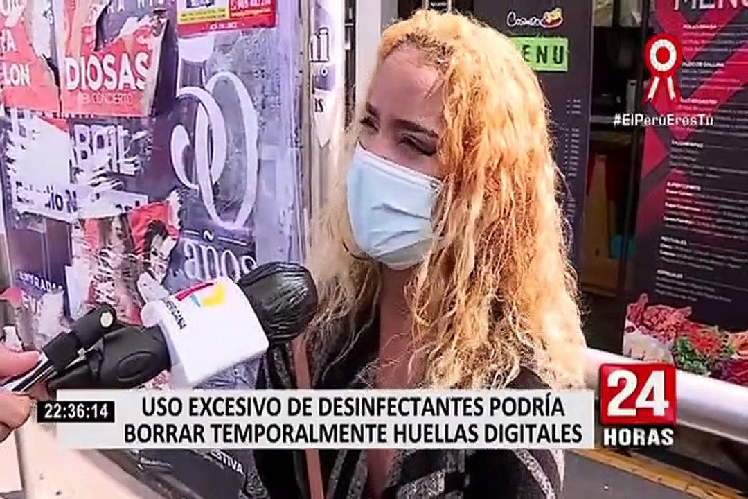 Uso excesivo de desinfectantes podría borrar temporalmente huellas digitales