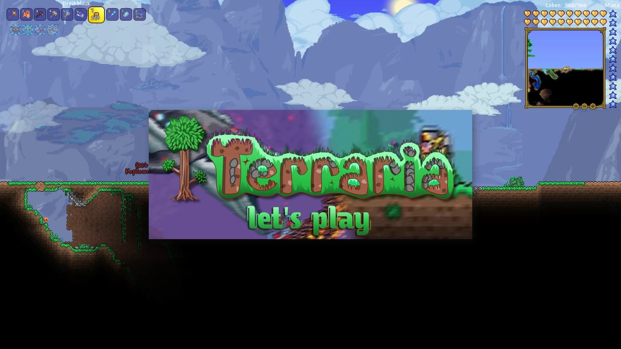 Terraria Let's Play 194: Grundsteinlegung der Burg