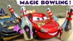 Hot Wheels Magic Bowling with Disney Pixar Cars 3 Lightning McQueen and DC Comics Batman and the Joker plus the Funny Funlings in this Family Friendly Full Episode English Toy Story Race for Kids