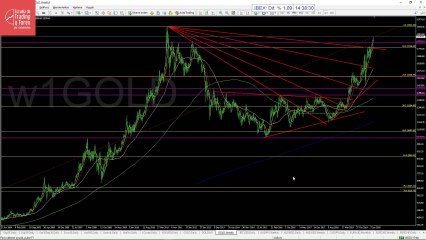 Evolución del precio de la onza de oro