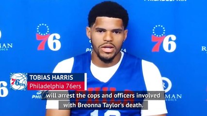 76ers' Harris calls for justice for Breonna Taylor