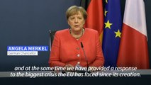 Merkel and Macron hail EU virus recovery deal after 'longest' summit