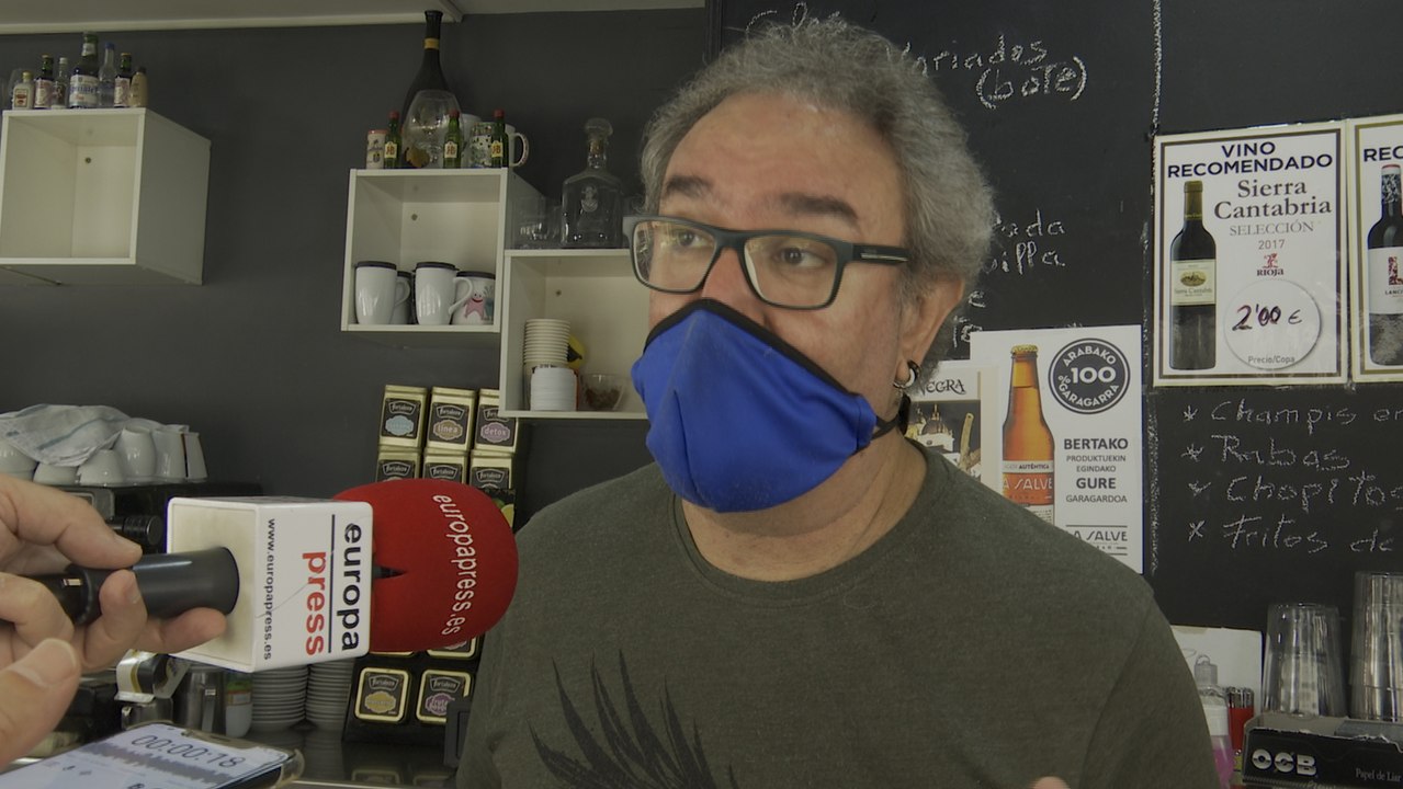 Hosteleros de Ermua tras las limitaciones: "Por lo menos estamos abiertos"