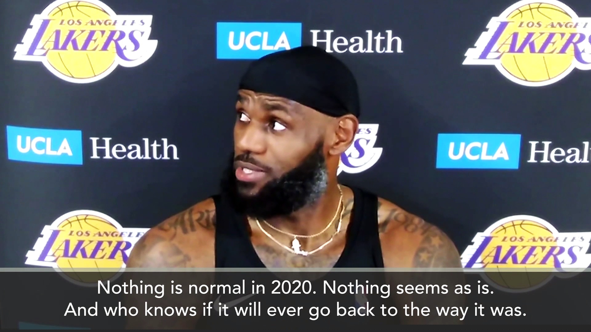 'Nothing is normal in 2020' says LeBron ahead of NBA restart