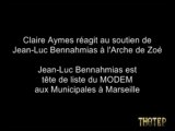 Claire Aymes dénonce  Jean-Luc Bennahmias