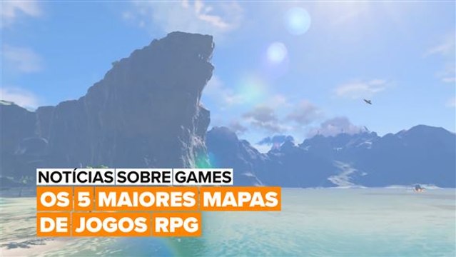 Você consegue adivinhar quais jogos de RPG de mundo aberto têm os maiores mapas?