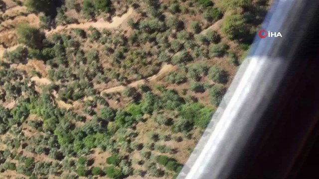 Milas’ta zirai alandaki yangını söndürme çalışmaları devam ediyor