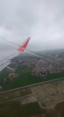 Amritsar to Dubai flight very bad weather must watching