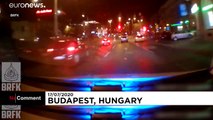 عملیات تعقیب و گریز پلیس و راننده مست در مجارستان