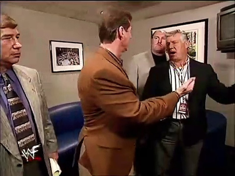 Stone Cold, Mr. McMahon, Patt Patterson, Sgt. Slaughter & Gerald Brisco segment
