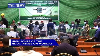 Highlights of the NDDC probe on Monday