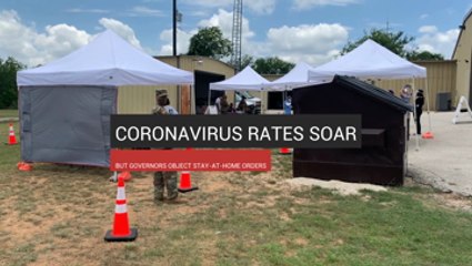 Coronavirus Rates Soar But Governors Object - Subtitled