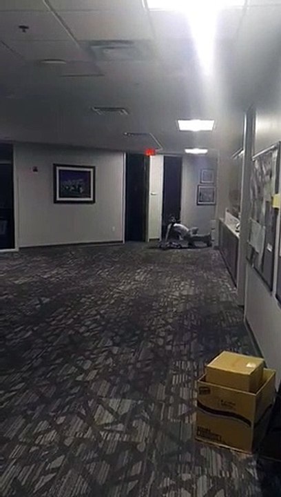 Bored Brothers Goof Off in the Office