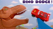 Disney Cars 3 Lightning McQueen in Hot Wheels Funlings Race with Marvel Avengers and Finding Nemo  with DC Comics Batman in this Racing Dinosaur Challenge Full Episode Toy Story for Kids