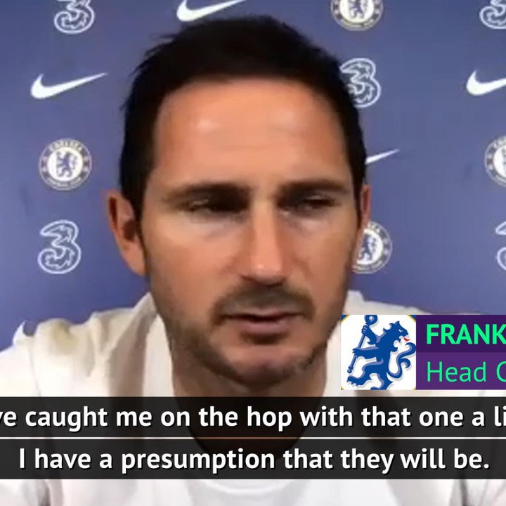 Lampard stumped on Willian, Pedro availability for FA Cup Final