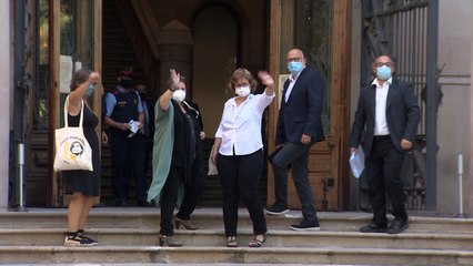 Comienza el juicio a los exmiembros de la Mesa del Parlament