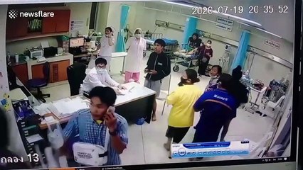 Gang vandalises hospital ward in Thailand after friend dies