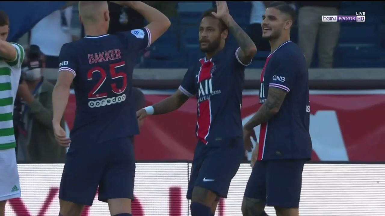 PSG 2-0 Celtic: GOAL Neymar