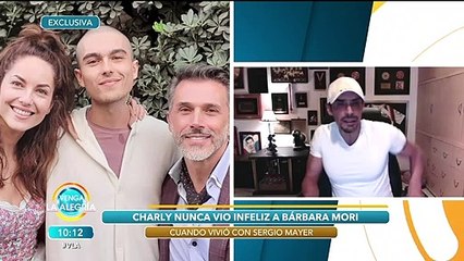 Charly López asegura que Bárbara Mori consiguió mucho al lado de Sergio Mayer. | Venga La Alegría