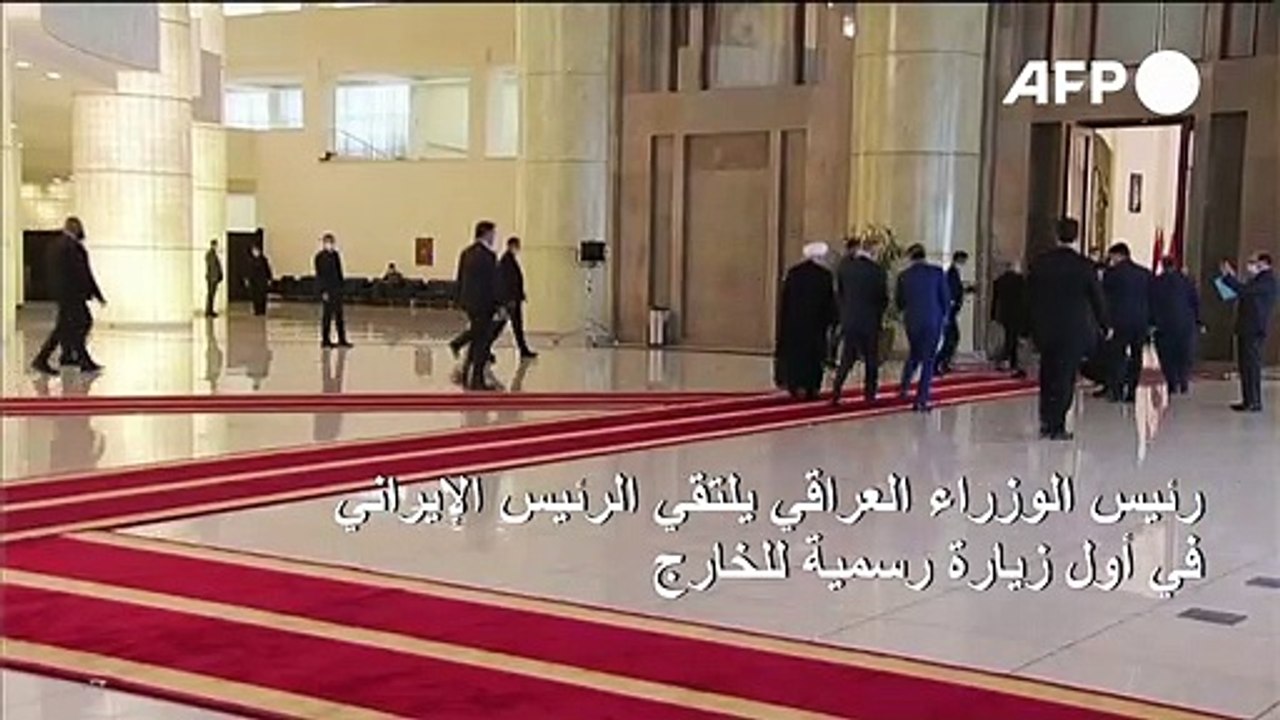 رئيس الوزراء العراقي يلتقي الرئيس الإيراني في أول زيارة رسمية للخارج