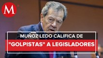 Muñoz Ledo llama ‘golpistas’ a los que buscan descarrilar relevo en el INE