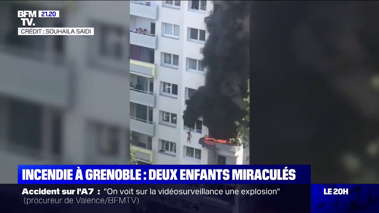 Grenoble: deux enfants sautent de leur balcon pour échapper à un incendie, ils sont sains et saufs