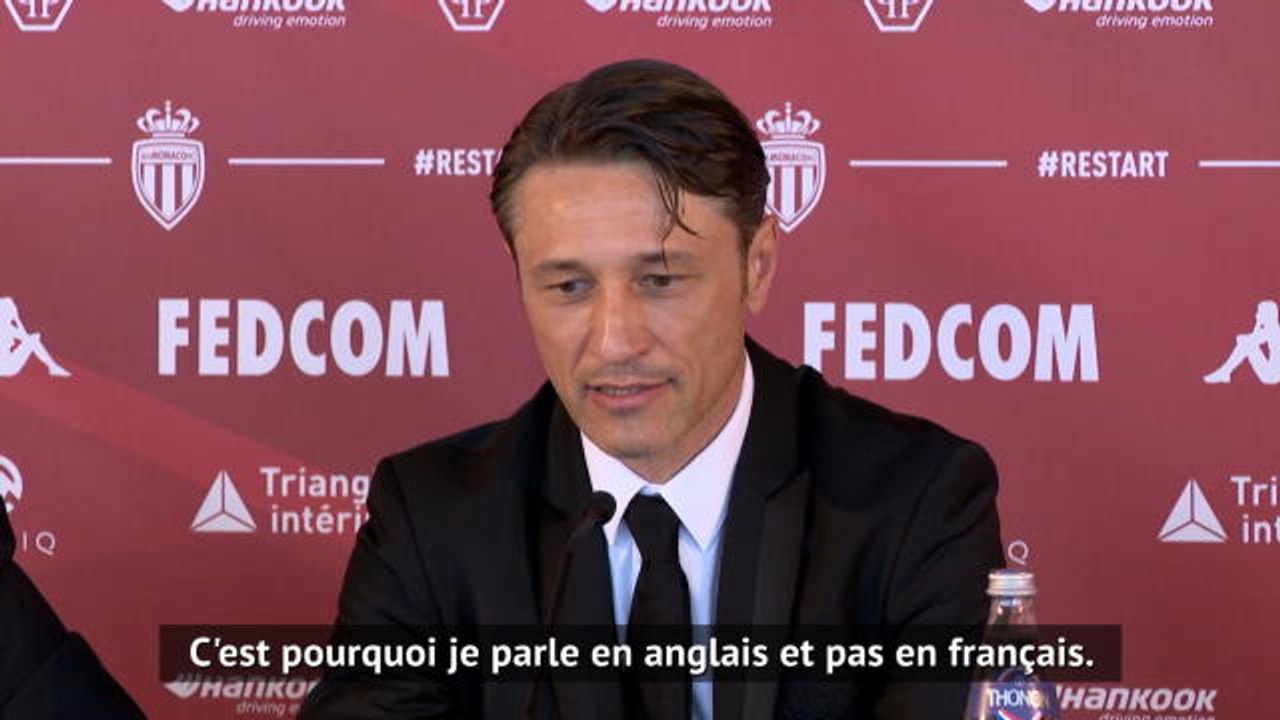 Monaco - Kovač : "Ramener l'ASM au sommet de la Ligue 1"